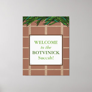 Personalised - Welcome to Succah  Canvas Print