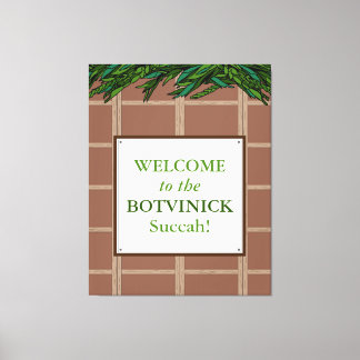 Personalised - Welcome to Succah Canvas Print