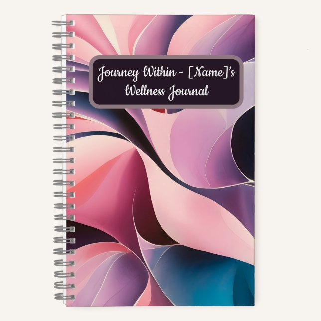 Personalised Wellness Journal - 'Journey Within' (Front)