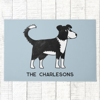 Personalised Welsh Border Collie Sheep Dog Doormat