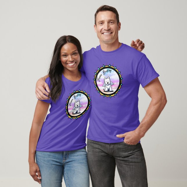 Personalised Westie Angel T-Shirt (Unisex)