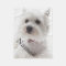 Personalised Westie Dog Pet Fleece Blanket