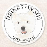 Personalised Westie Highland Terrier Dog Wedding