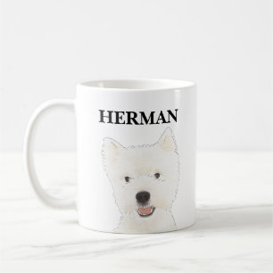 Personalised Westie West Highland Terrier Coffee Mug