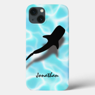 Personalised Whale Shark w/ Shadow Tropical Beach Case-Mate iPhone Case