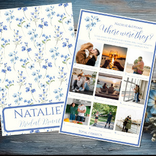 Personalised Where Were They Bridal Shower Game