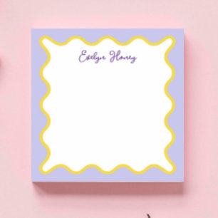 Personalised Whimsical Vibrant Bold Colours Notepad