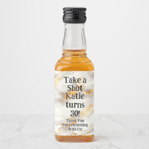 Personalised Whiskey Bottle Label – Birthday Party