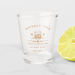 Personalised Whiskey Themed Weekend Bachelor Party Shot Glass
