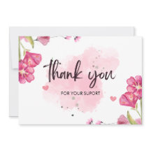Personalised White and Pink Watercolor Brush