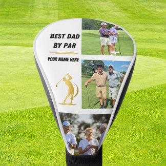 Personalised White Best Golf Gifts for Dad Golf Head Cover