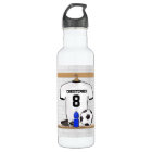 Personalised White Black Football Soccer Jersey