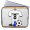 Personalised White Black Football Soccer Jersey