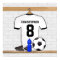 Personalised White Black Football Soccer Jersey