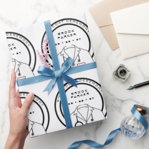 Personalised White Coat Ceremony  Wrapping Paper