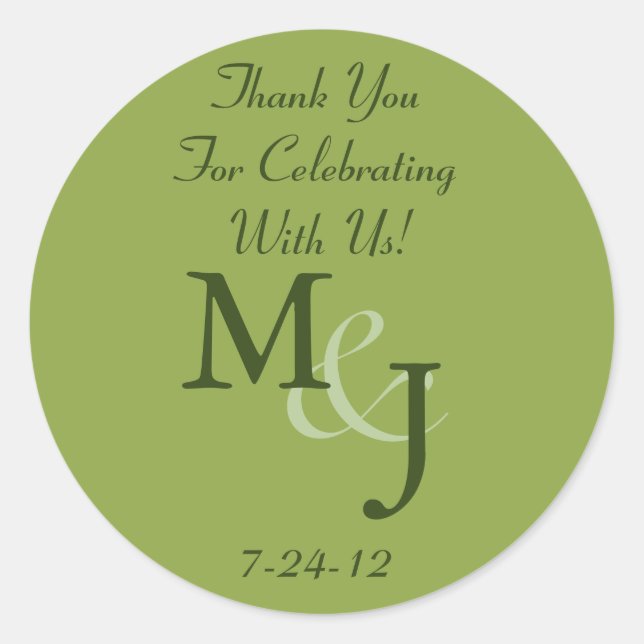 Personalised White Daisy Wedding Favour Labels (Front)