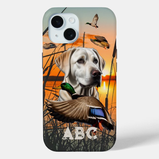 Personalised White Labrador Retriever Case-Mate iPhone Case (Back)