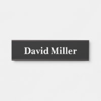 Personalised White on Black