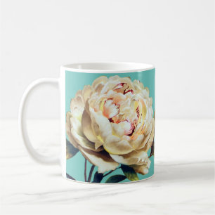 Personalised White Rose Mug