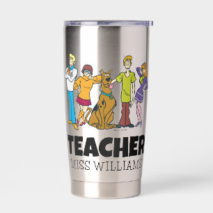 Personalised Whole Gang 14 Mystery Inc Teacher Insulated Tumbler