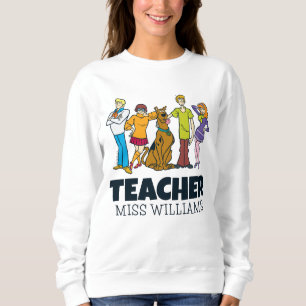 Personalised Whole Gang 14 Mystery Inc Teacher Sweatshirt
