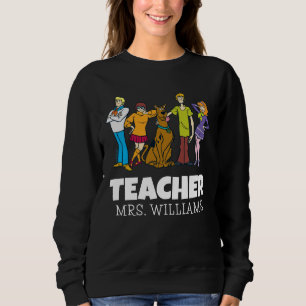 Personalised   Whole Gang 14 Mystery Inc Teacher Sweatshirt