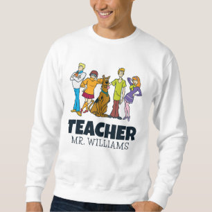 Personalised Whole Gang 14 Mystery Inc Teacher Sweatshirt