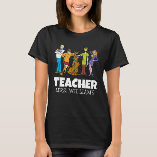 Personalised Whole Gang 14 Mystery Inc Teacher T-Shirt