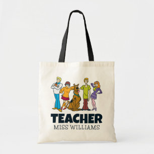 Personalised   Whole Gang 14 Mystery Inc Teacher Tote Bag