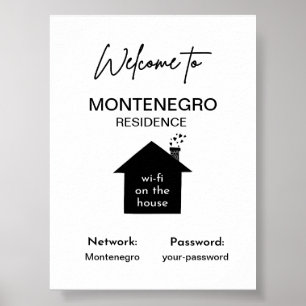 Personalised wi-fi sign