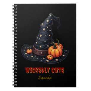 Personalised Wickedly Cute Halloween Friend Gift Notebook