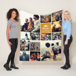 Personalised "Wild Adventures" Photo Collage Fleece Blanket<br><div class="desc">Cuddle up with memories of your favourite vacations,  camping or hiking trips,  or adventure sports with this modern photo collage fleece blanket featuring your name. If you need any help customising this,  please message me using the button below and I'll be happy to help.</div>