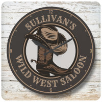 Personalised Wild West Saloon Western Cowboy Boots