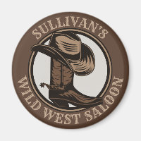 Personalised Wild West Saloon Western Cowboy Boots