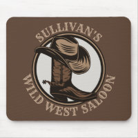 Personalised Wild West Saloon Western Cowboy Boots