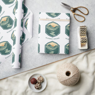 Personalised Wilderness Explorer Mountain S Wrapping Paper