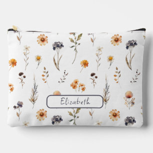 Personalised Wildflower Accessory Pouch