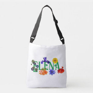 Personalised 'Wildflowers' Crossbody Bag