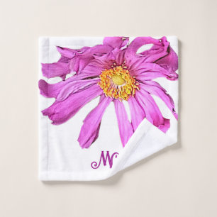 Personalised 'Wildflowers' Wash Towel