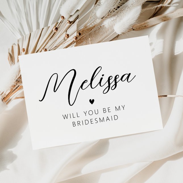 personalised will you be my bridesmaid card (Creator Uploaded)