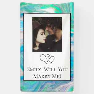 Personalised Will  You Marry Me  Banner