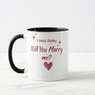 Personalised Will You Marry Me Mug