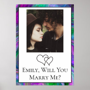 Personalised Will  You Marry Me   Poster