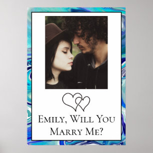 Personalised Will  You Marry Me    Poster