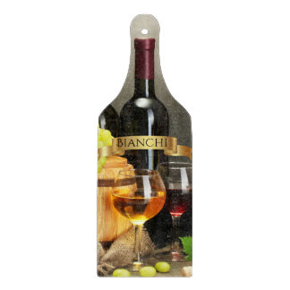 Personalised Wine Bottle Cutting Board