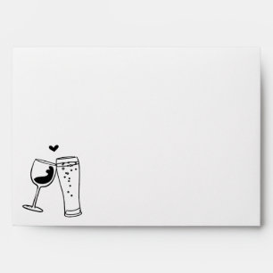 Personalised Wine & Brews Toast Brewery Envelope