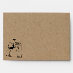 Personalised Wine & Brews Toast Brewery Envelope