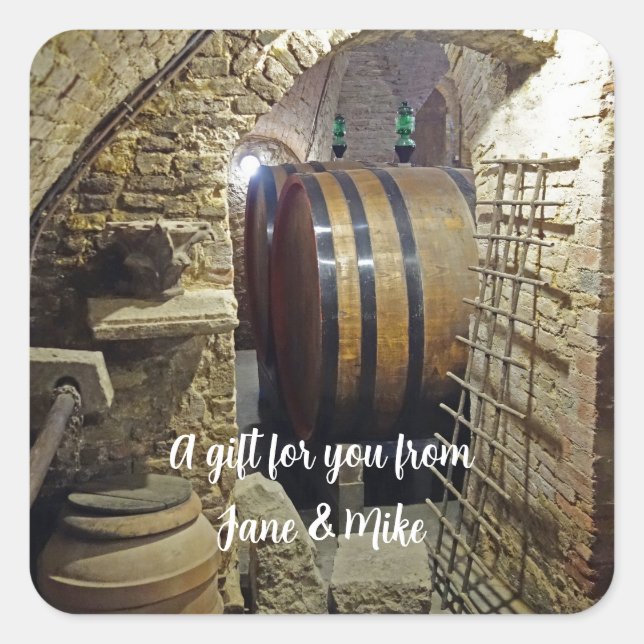 Personalised Wine Cellar Sticker (Front)