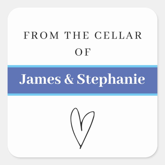 Personalised Wine Cellar Stickers (Front)