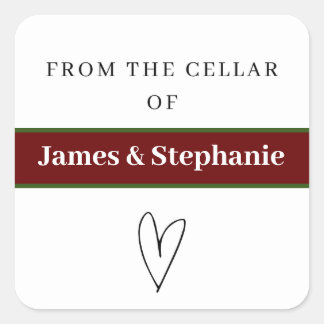 Personalised Wine Cellar Stickers